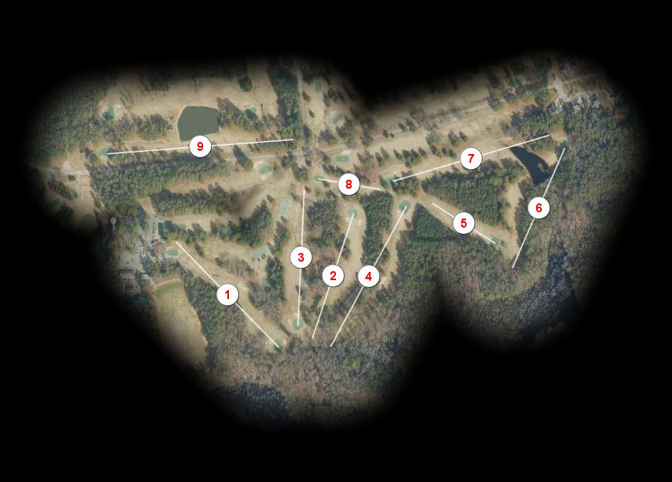 White nine at Fort Lee Cardinal Golf Club
