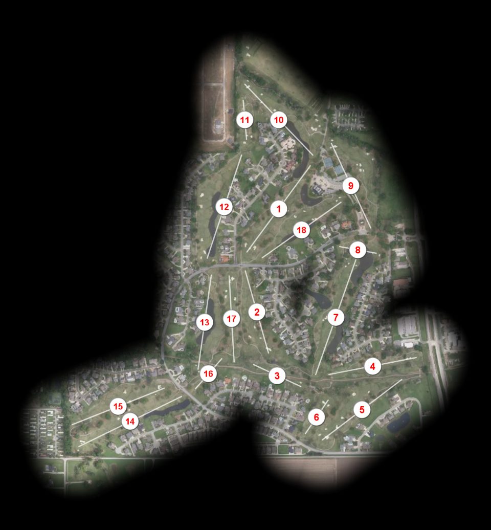 Le Triomphe Golf Club course overview