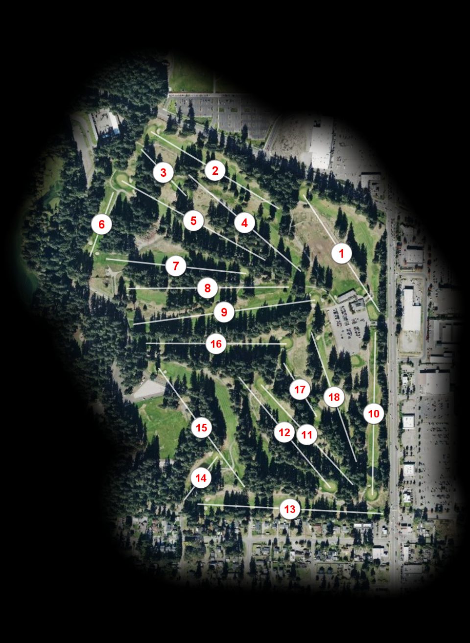 Lake Spanaway Golf Course course overview