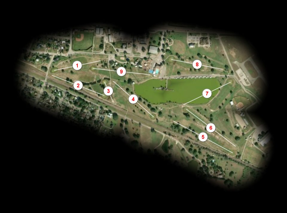 Cuero Park Municipal Golf Club course overview