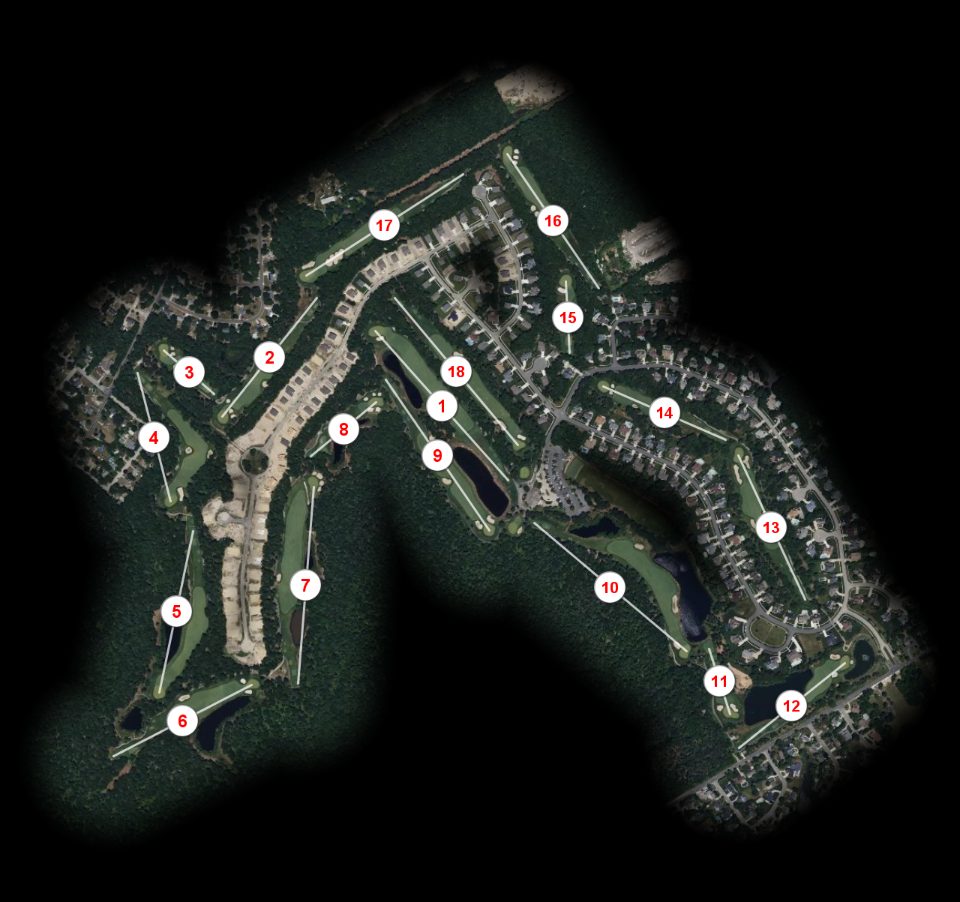 Harbor Pines Golf Club course overview
