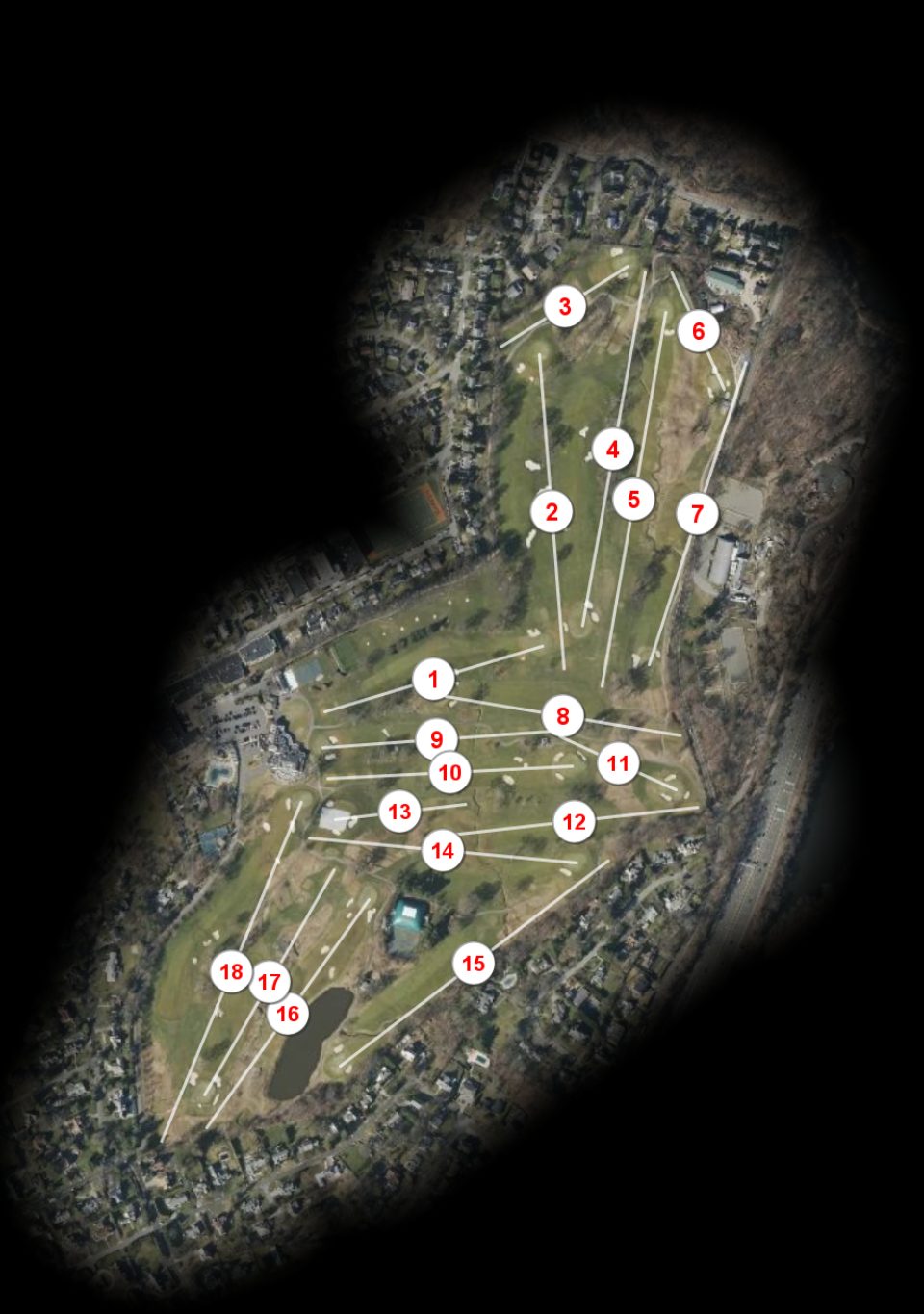 Siwanoy Country Club course overview