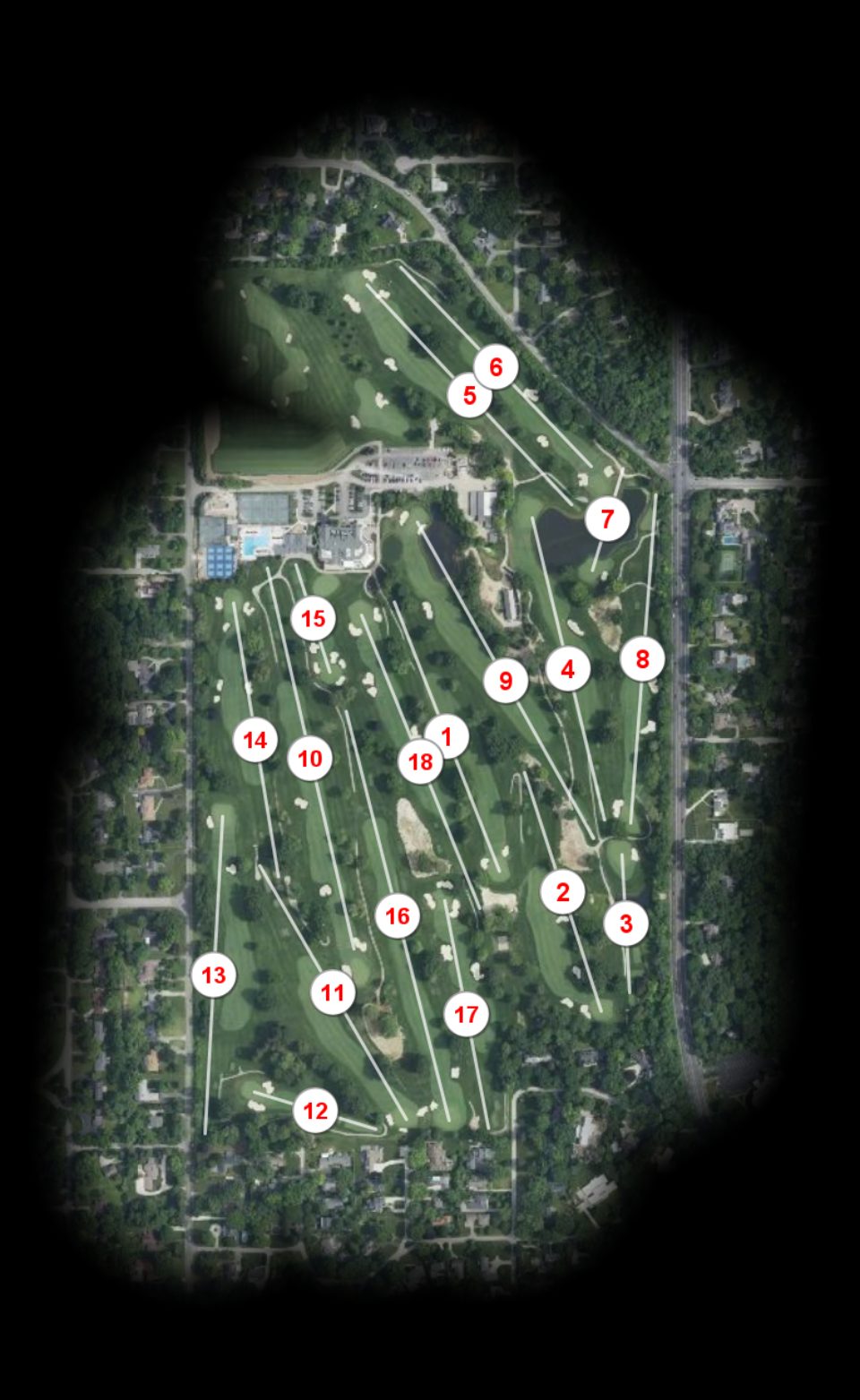 Meridian Hills Golf Club course overview
