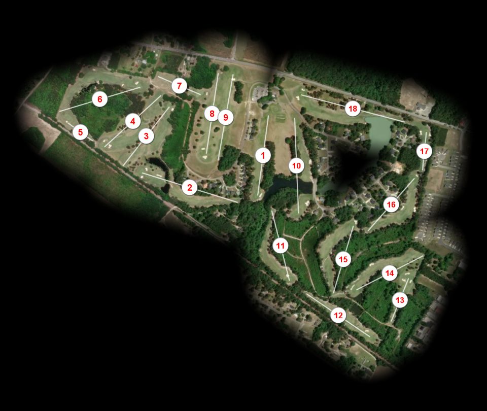 Santee National Golf Club course overview