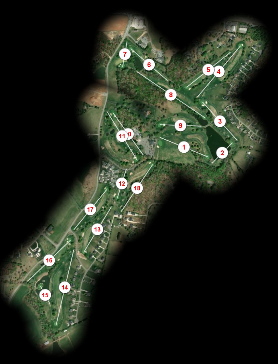London Downs Golf Club course overview
