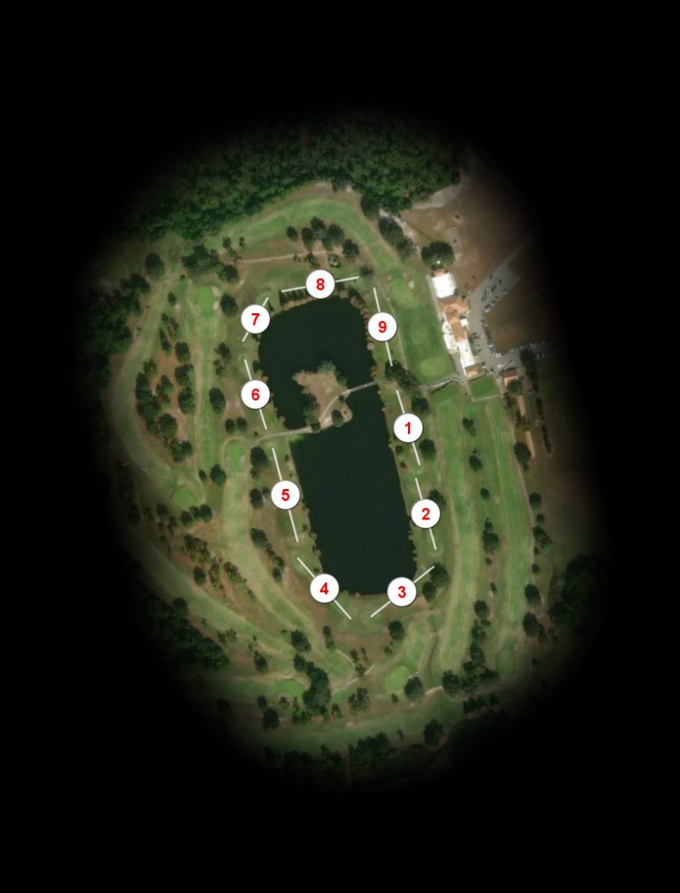 Indian Lake Estates Golf Club Par 3 course overview