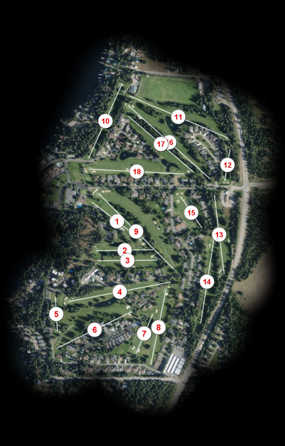 Twin Lakes Village Golf Club course overview