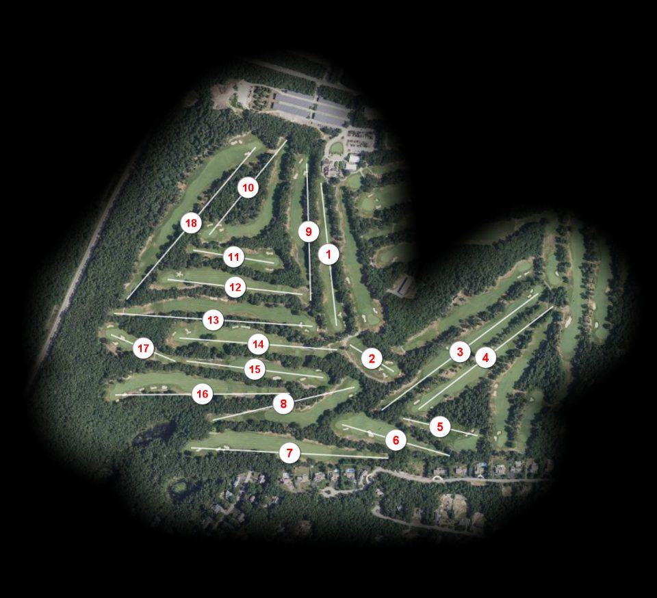 Captains Golf Club Starboard course overview