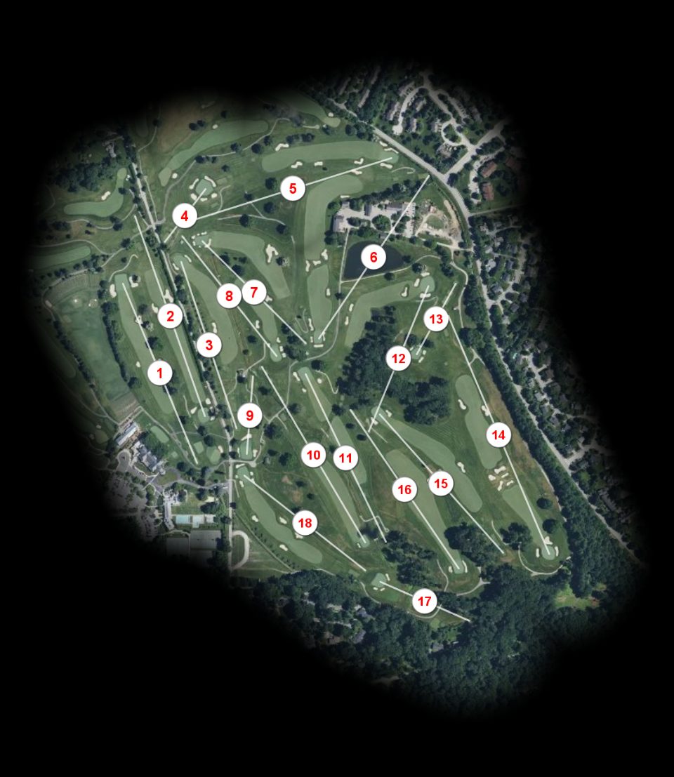 Baltimore Country Club East course overview