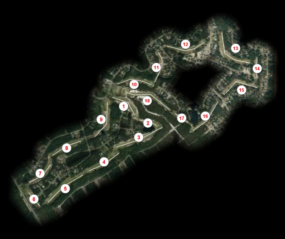 The Lakes Country Club course overview