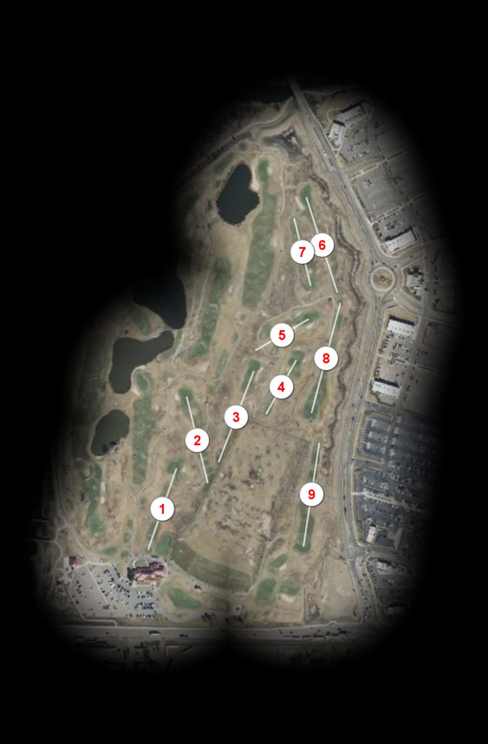 Broken Tee Par 3 course overview