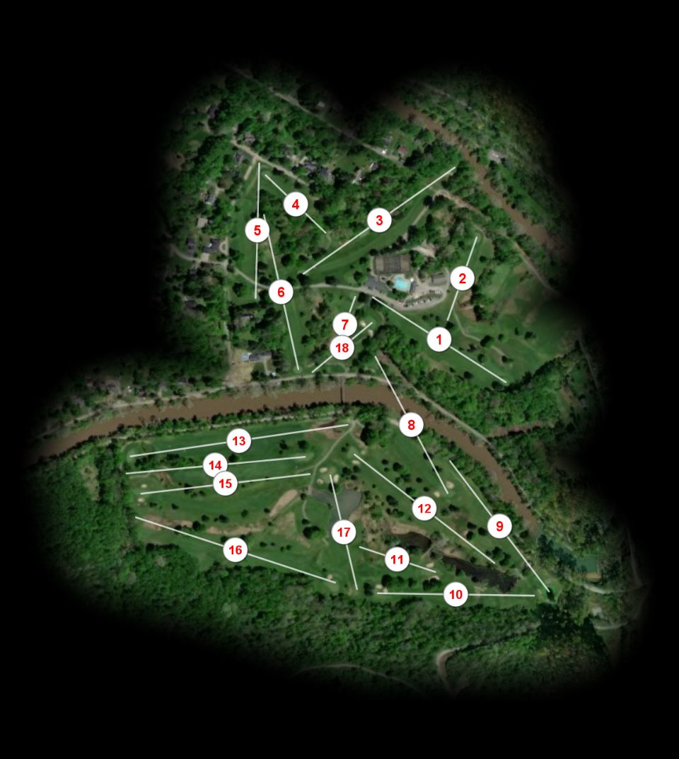 Clarksburg Country Club course overview