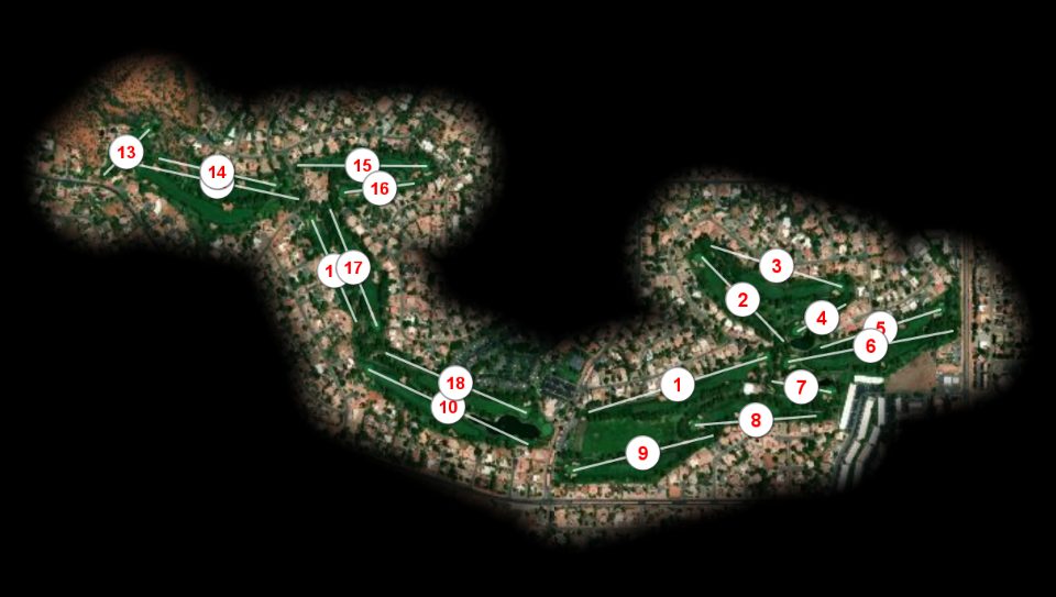 Oakcreek Country Club course overview