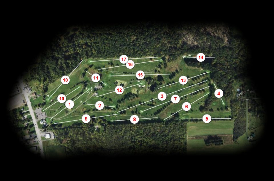 Lake Vue North Golf Course course overview