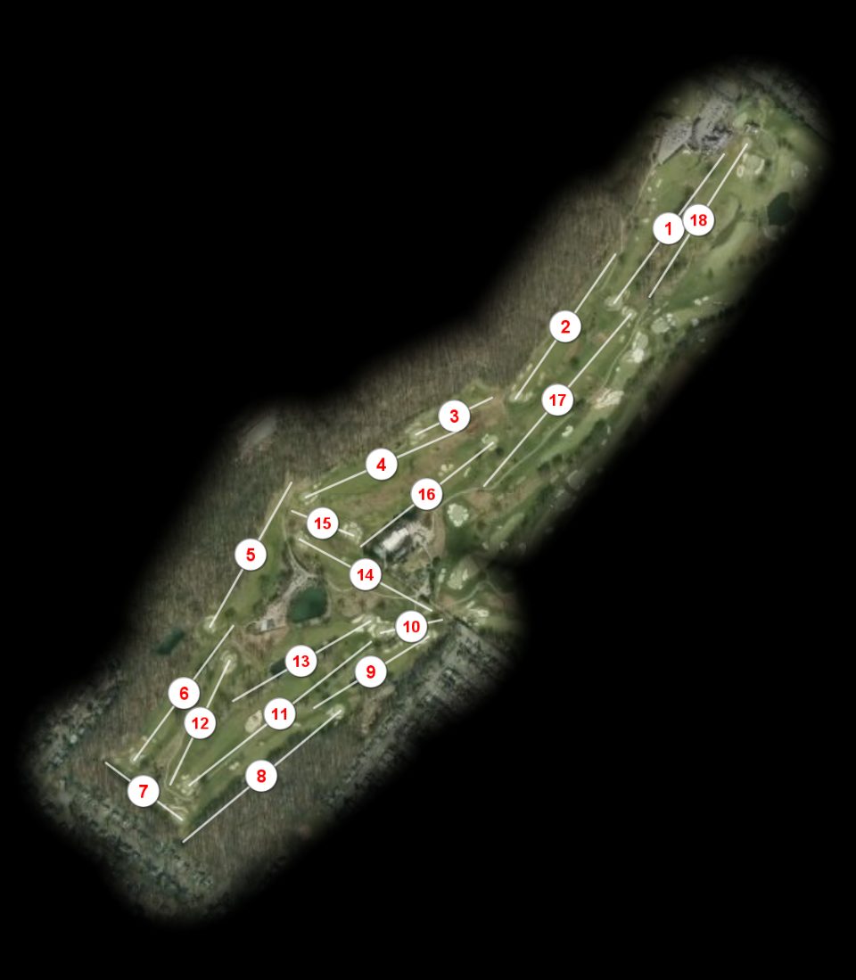 Baltustrol Country Club Upper course overview