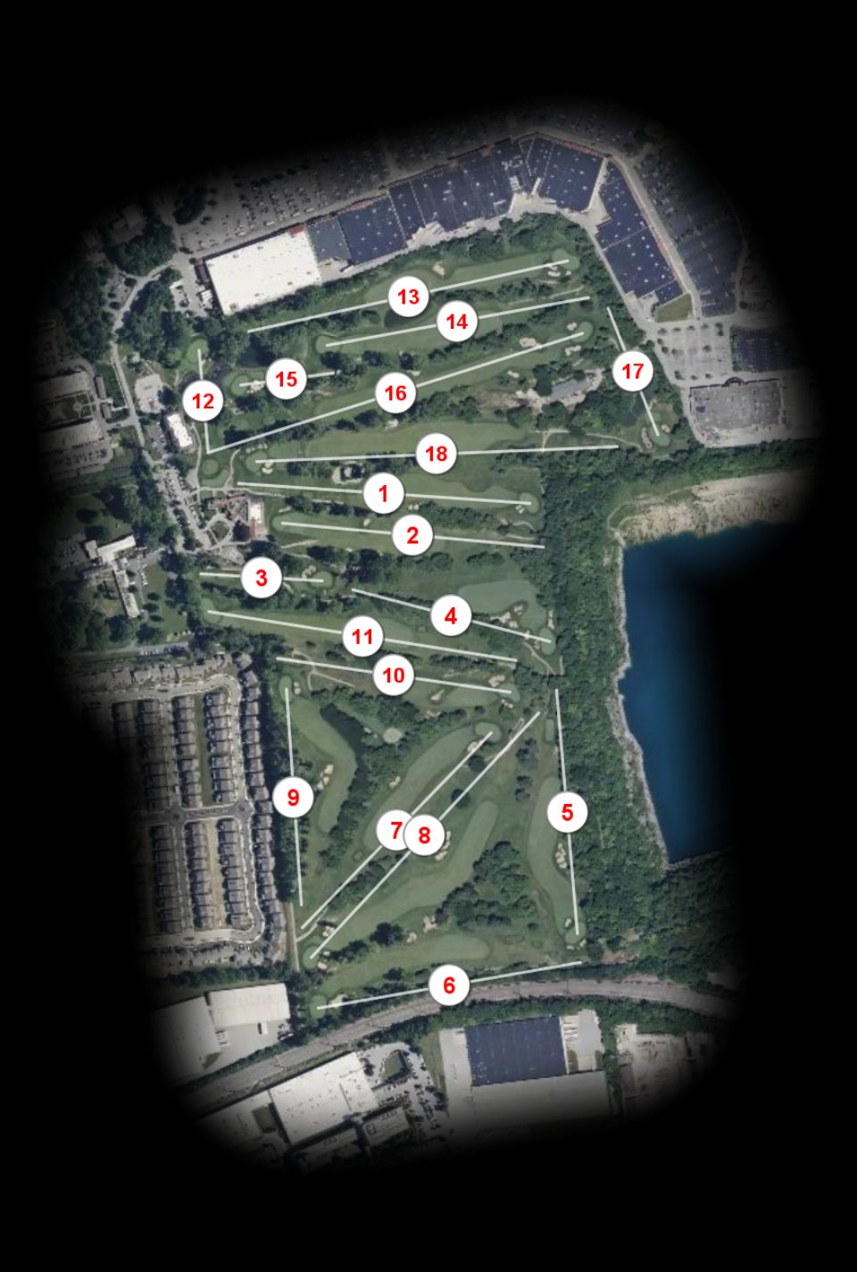Downingtown Country Club course overview