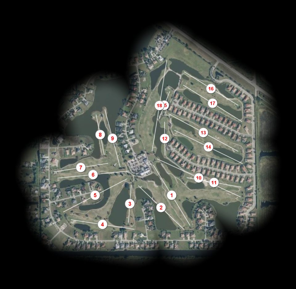 Eagle Lakes Golf Club - Naples course overview
