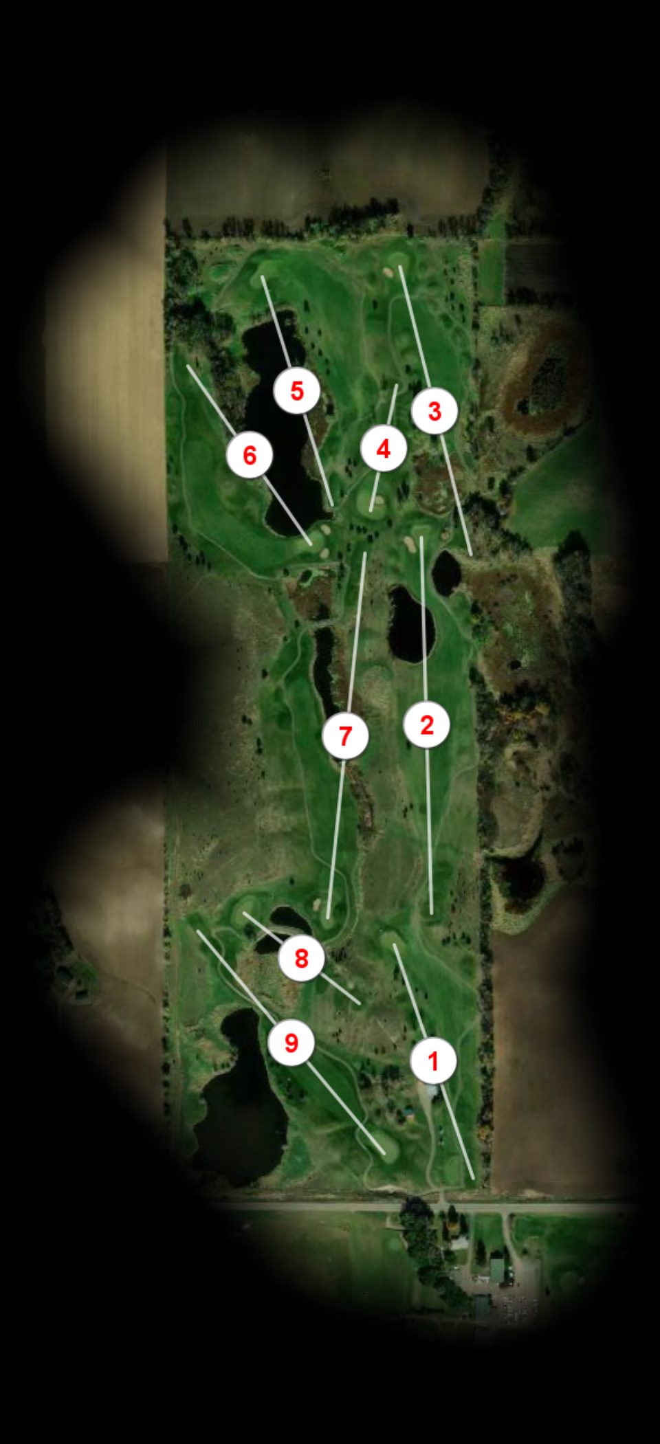 Boulder nine at Albion Ridges Golf Club