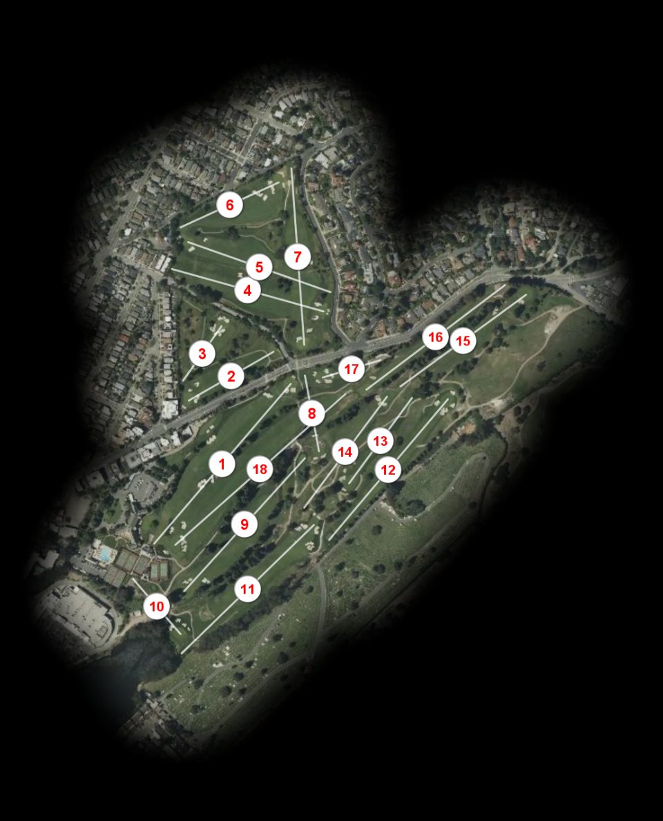 Claremont Country Club course overview