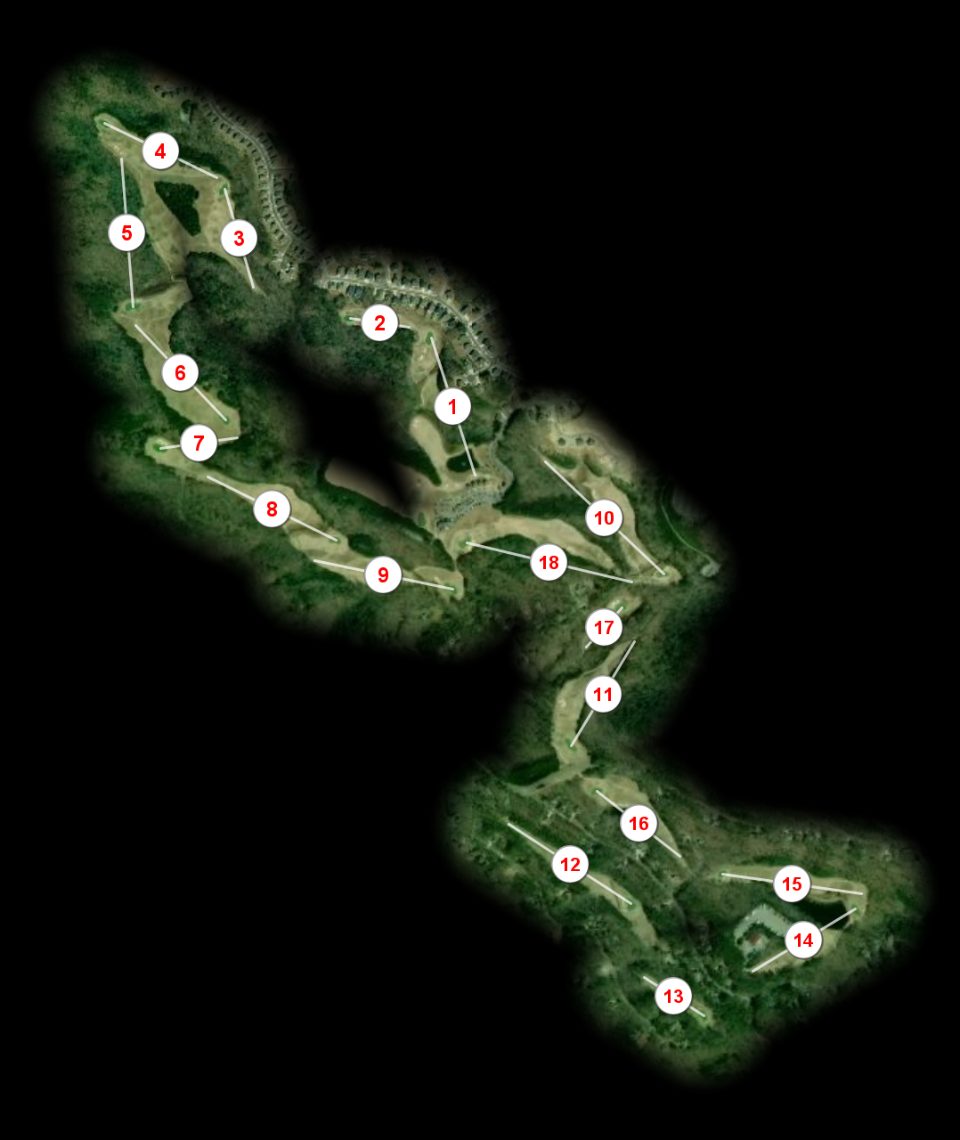 Lake Arrowhead Yacht & Country Club Highlands Course course overview