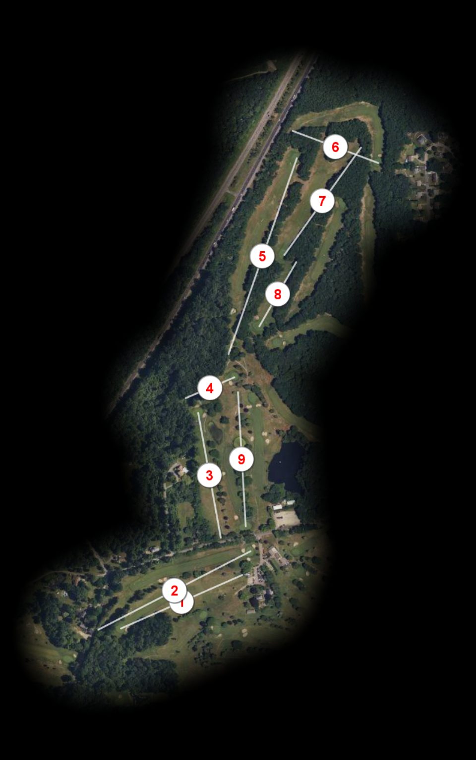 White nine at Elmridge Golf Club