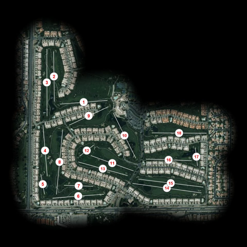 Palm Valley Country Club Palm Valley County Club (Championship Course) course overview