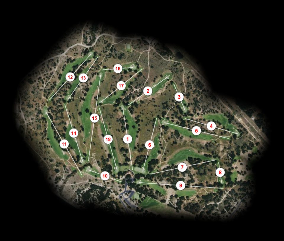 Austin Golf Club course overview