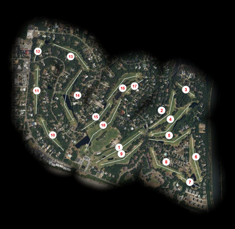 Oak Island Golf Club course overview