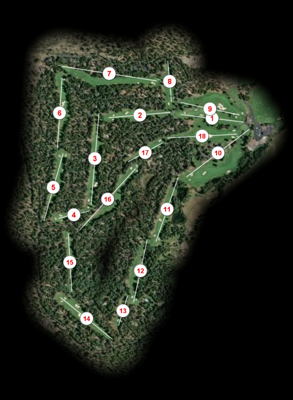 Black Butte Ranch Big Meadow course overview
