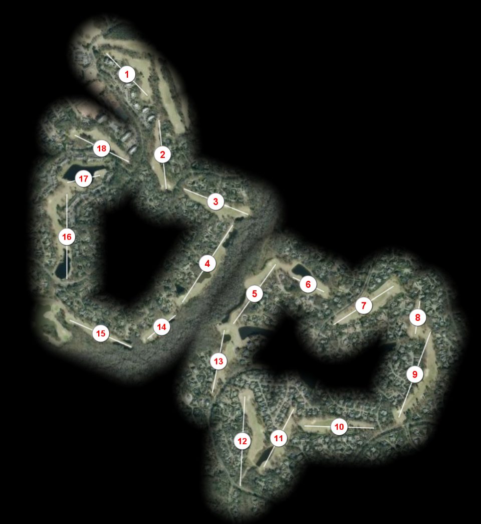 Fords Colony Country Club Blue Heron course overview