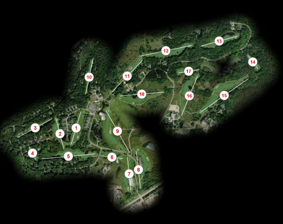 Charlevoix Country Club course overview