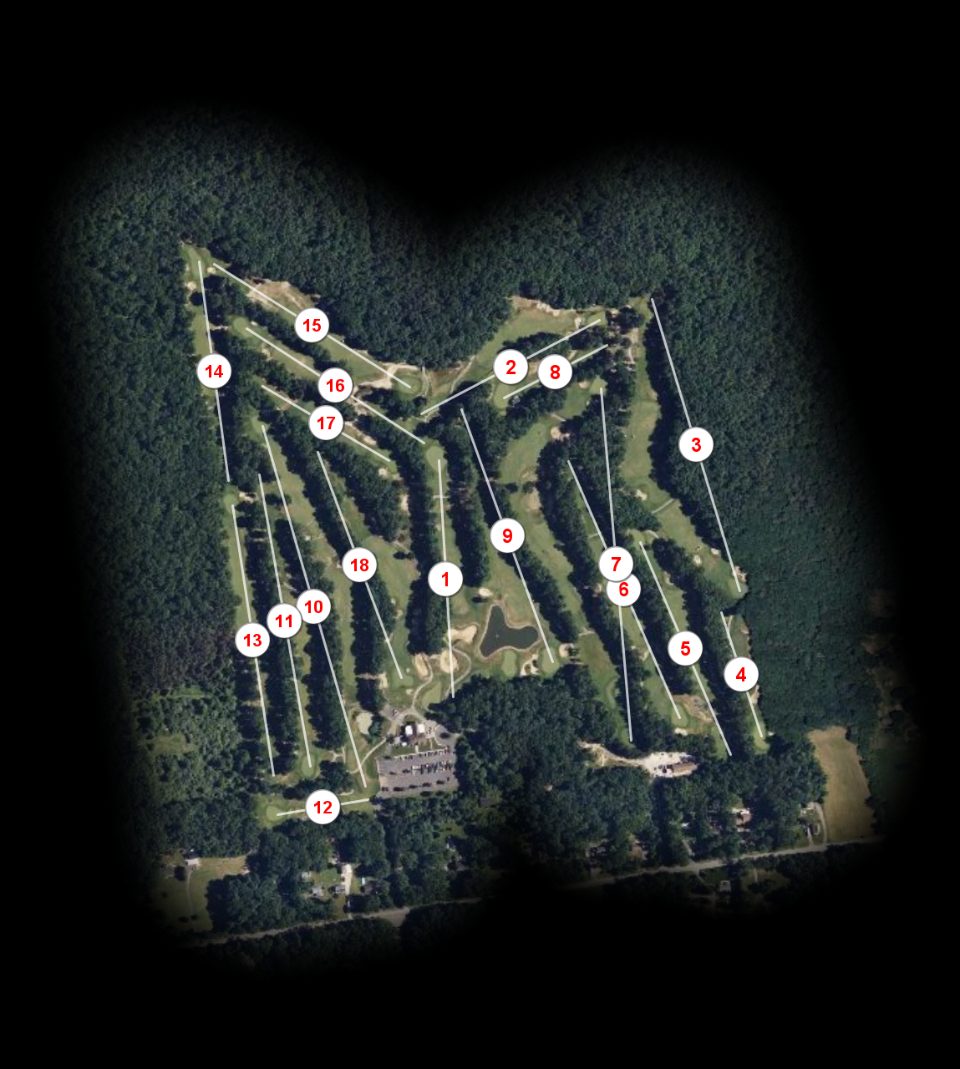 White Oaks Country Club course overview