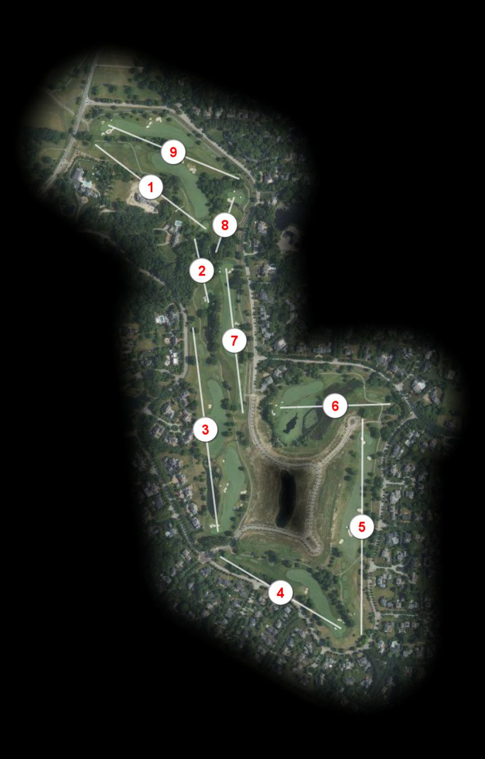East nine at New Albany Country Club