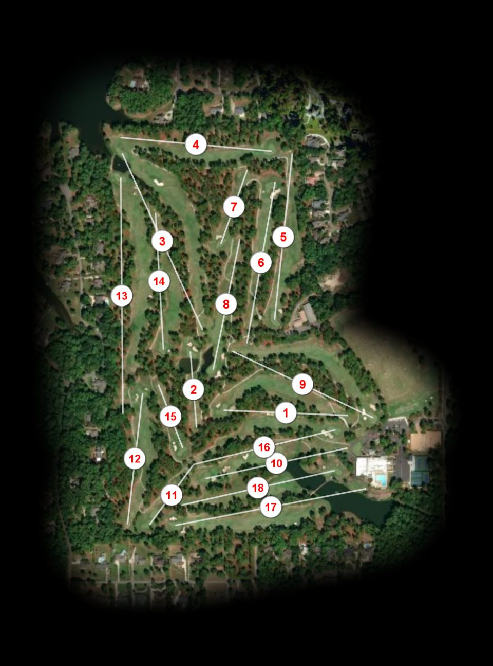 Hattiesburg Country Club course overview