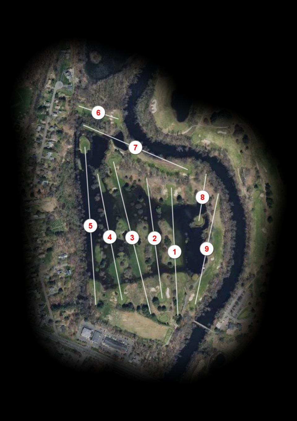 Blue nine at Blue Fox Run Golf Club