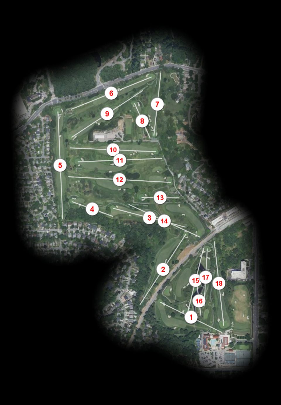 Columbia Country Club course overview
