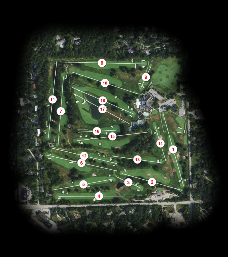 Franklin Hills Country Club course overview