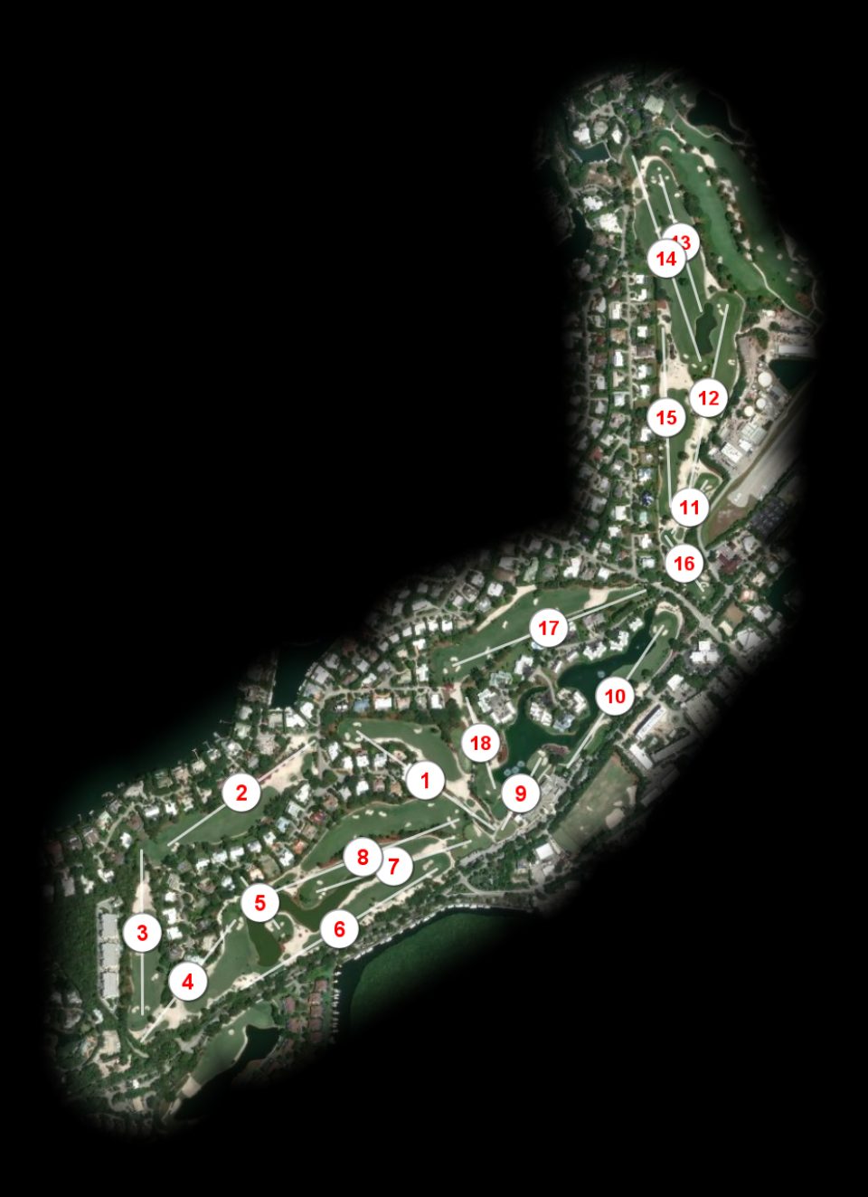 Ocean Reef Club Dolphin course overview