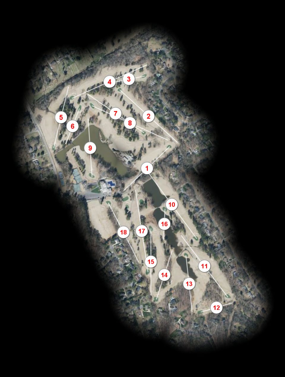 Pine Lake Country Club course overview