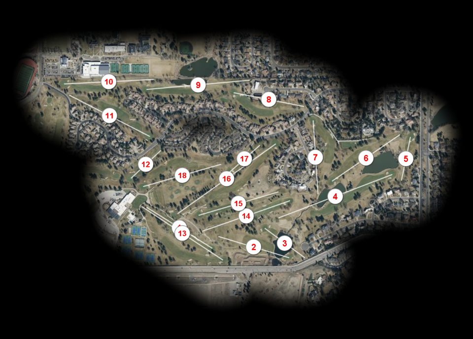 Pinehurst Country Club Eighteen Hole course overview