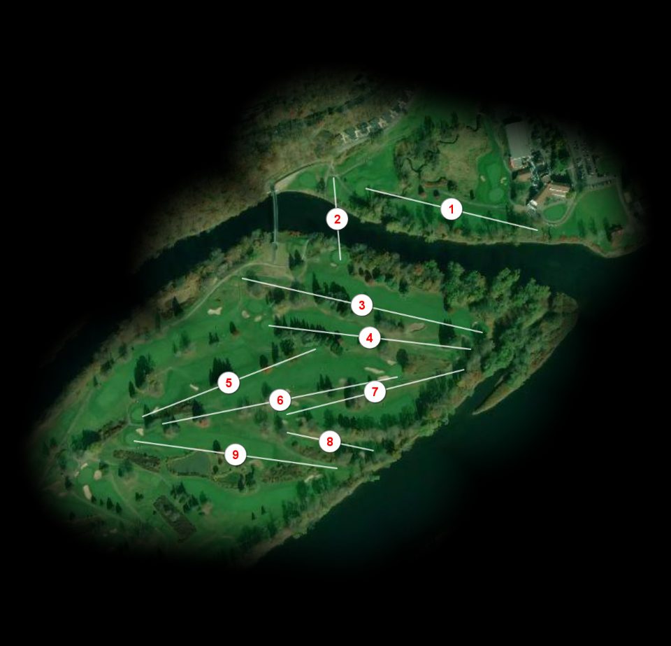 Red nine at Shawnee Inn Resort