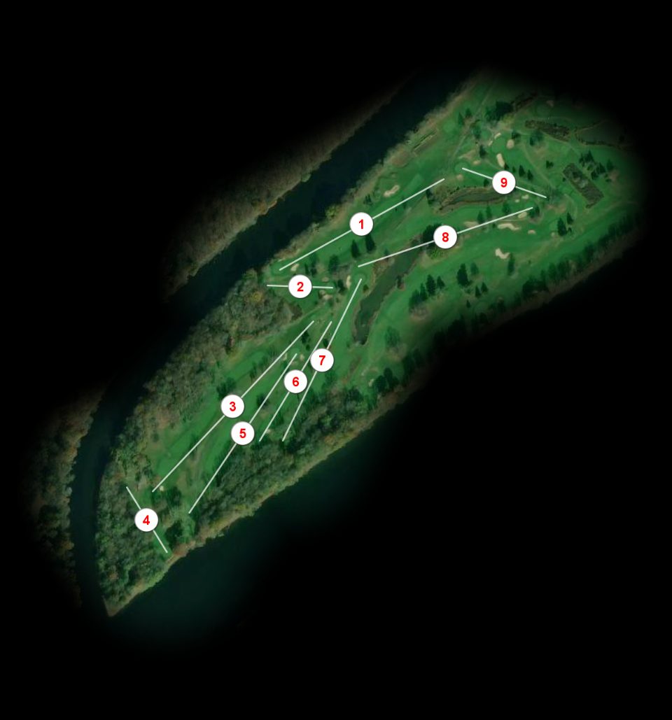 White nine at Shawnee Inn Resort