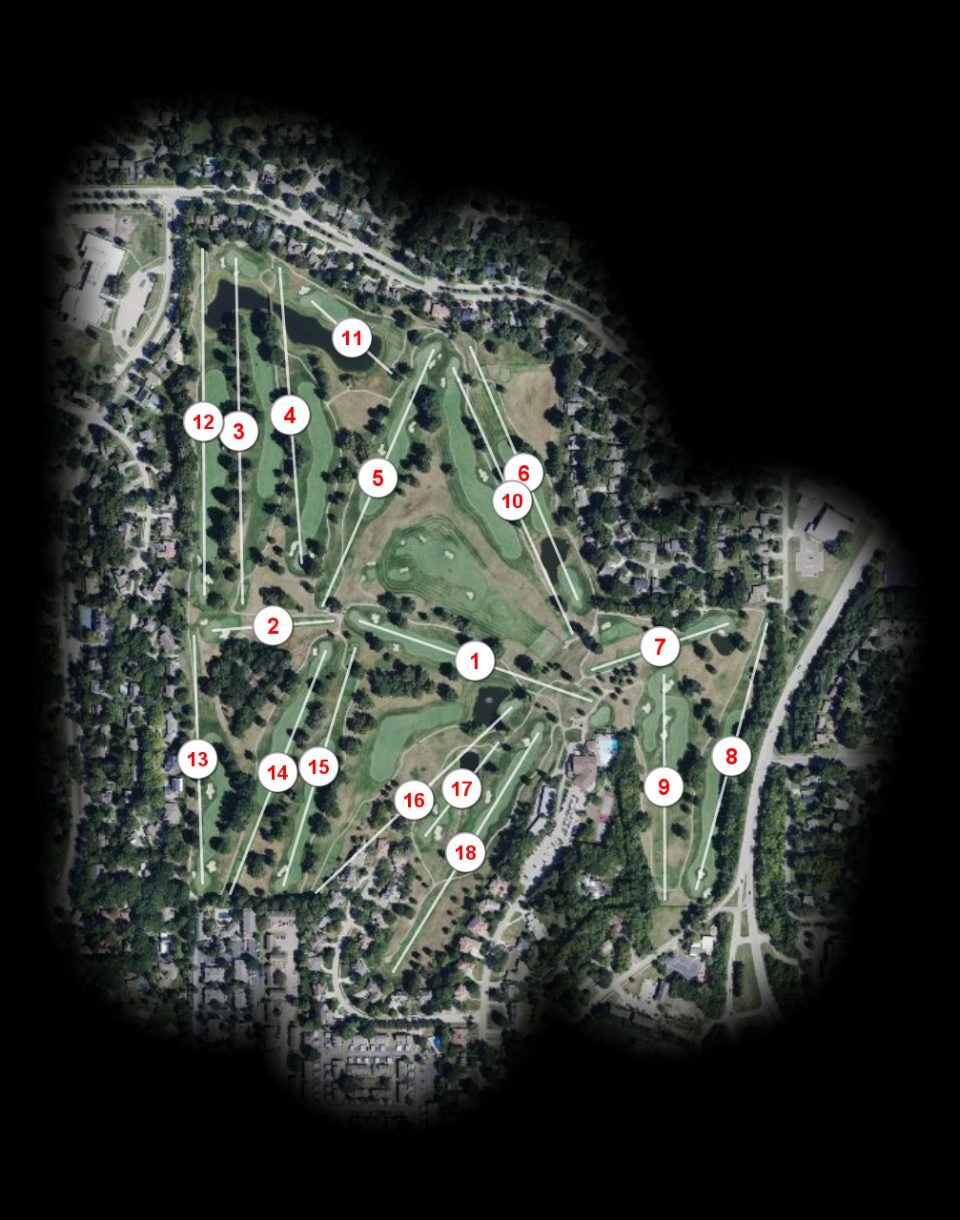 Lawrence Country Club course overview