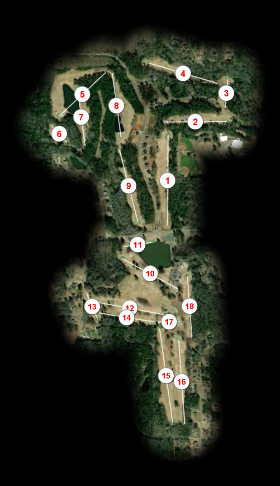 Point University Golf Club course overview