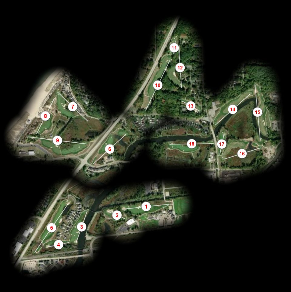 Harbor Shores Golf Club course overview
