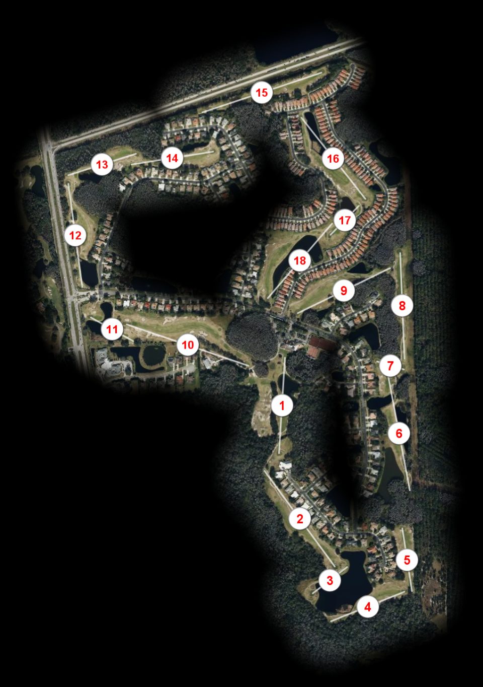 Crescent Oak Country Club course overview