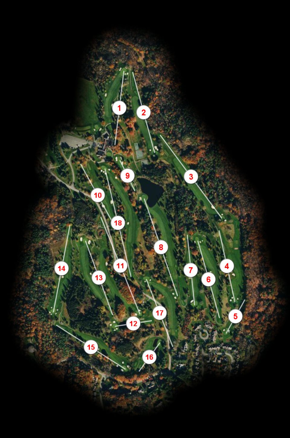 Albany Country Club course overview