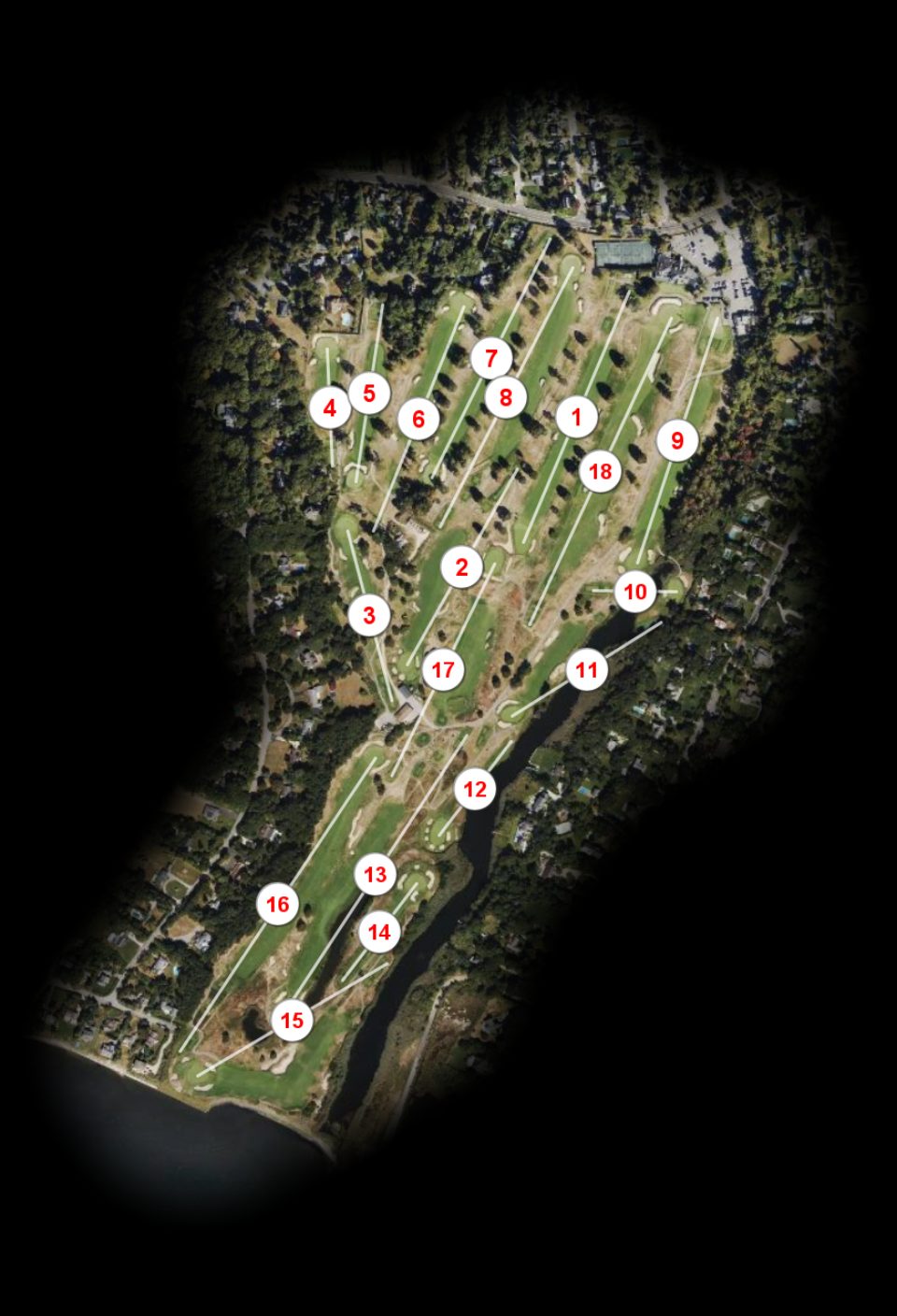 Bellport Country Club course overview