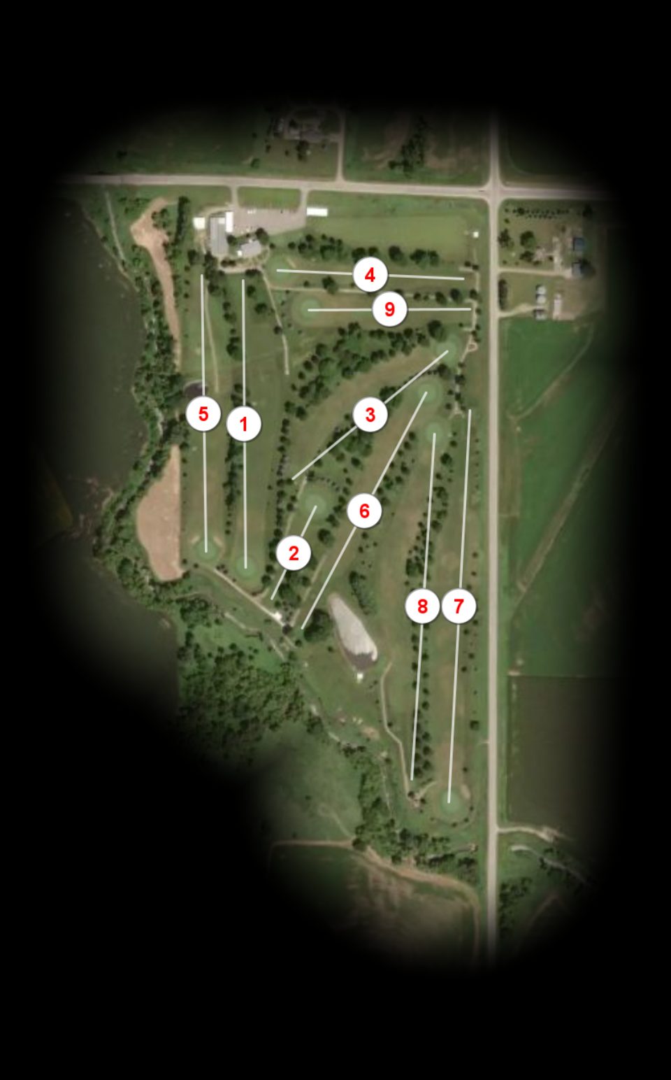 Rosman Glendale Shelby County Golf Club 9-hole course overview