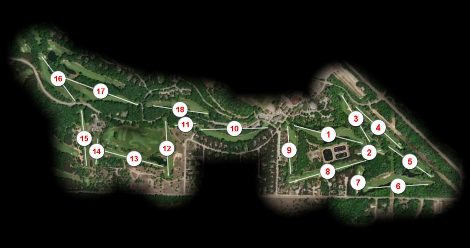 Crystal Mountain Resort Betsie Valley course overview